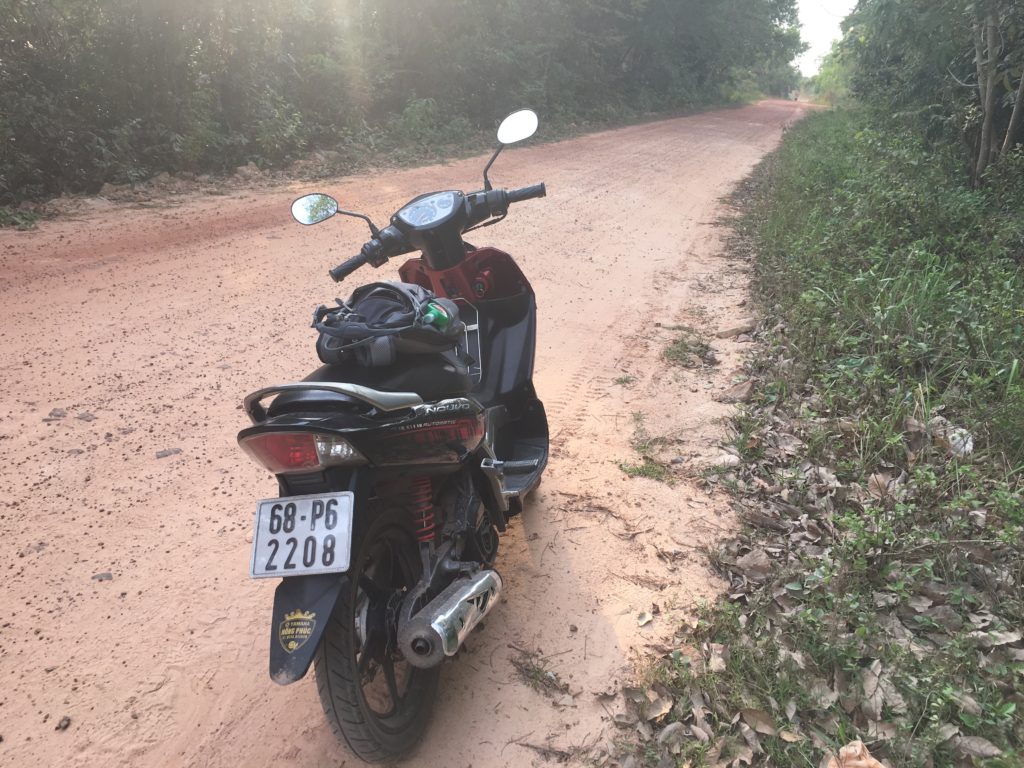 The motorbike we rented in Phu Quoc, Vietnam.