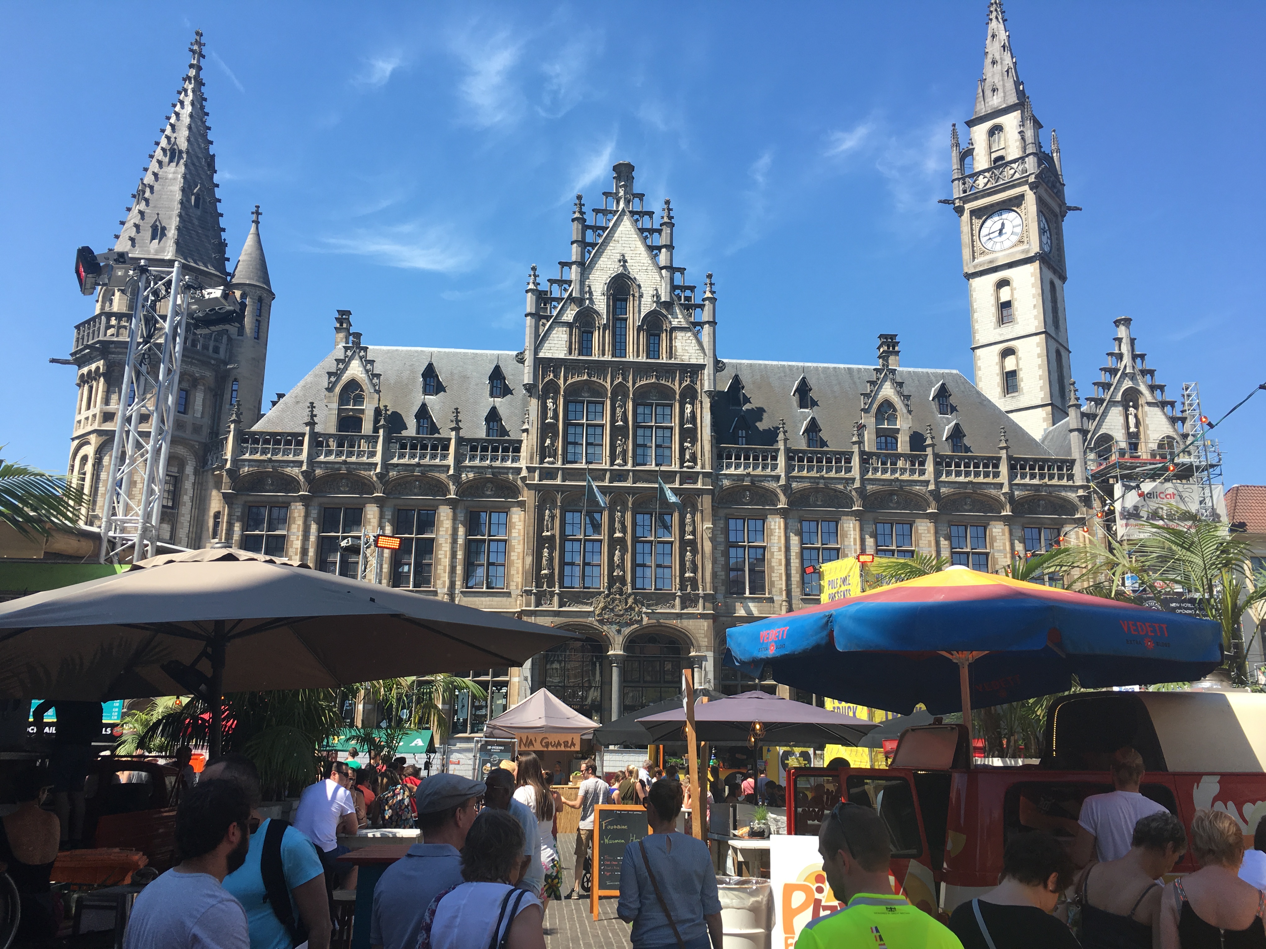 Culinary festival in Ghent, Belgium.