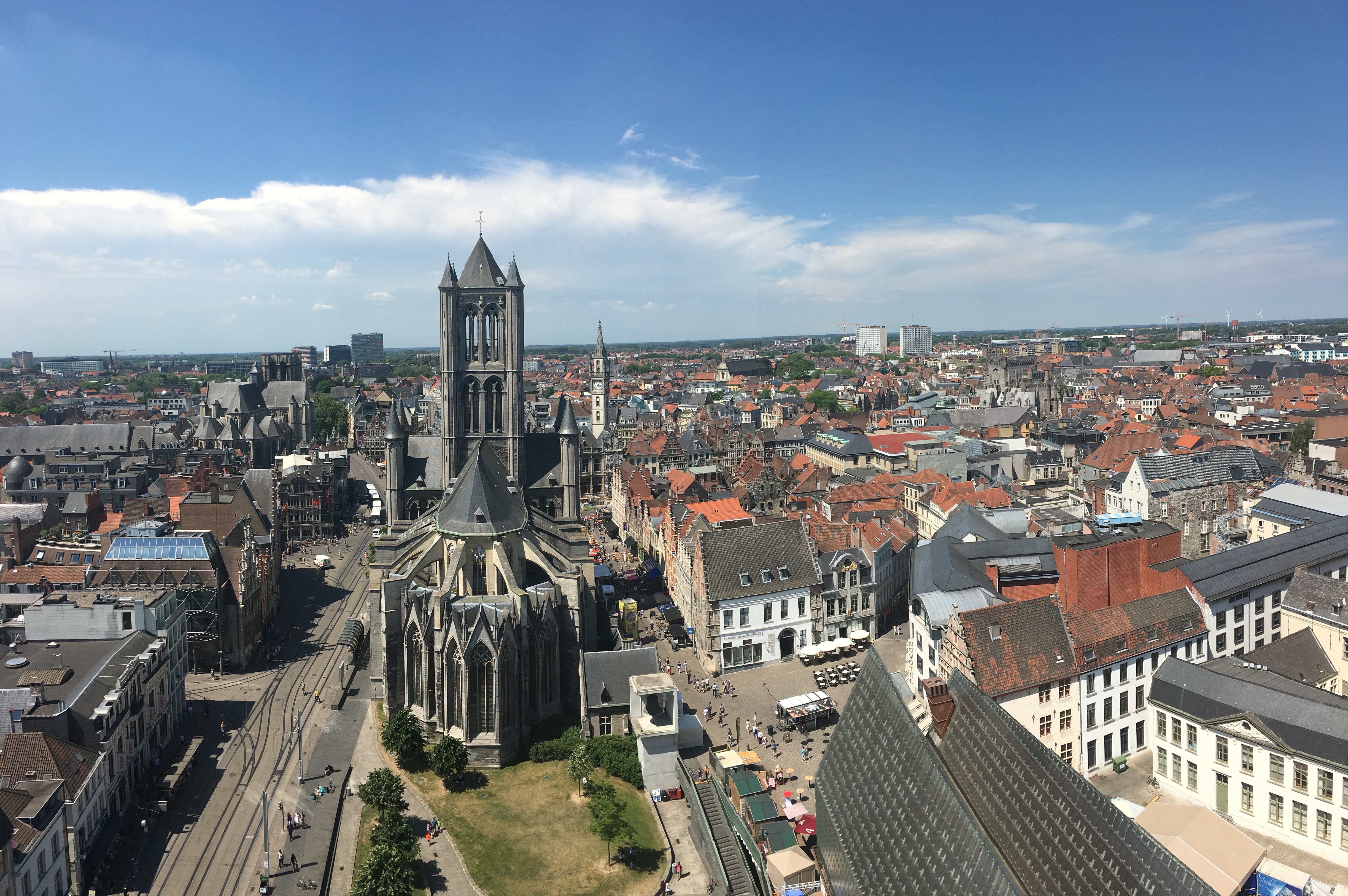 Views from the Ghent Belfry.