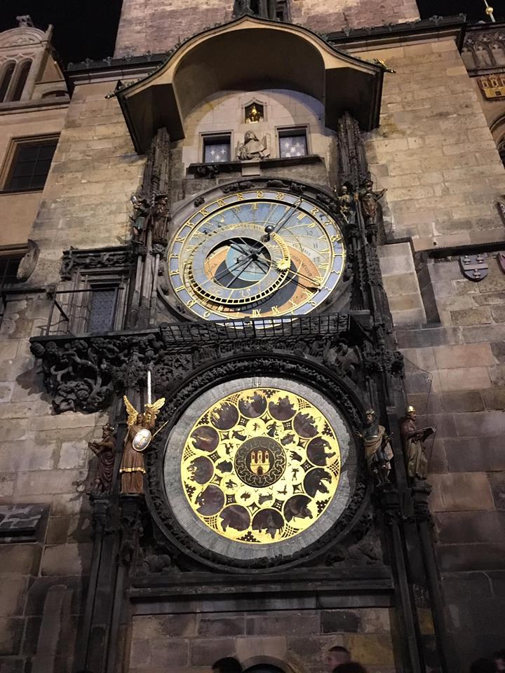 Astronomical clock in Prague.
