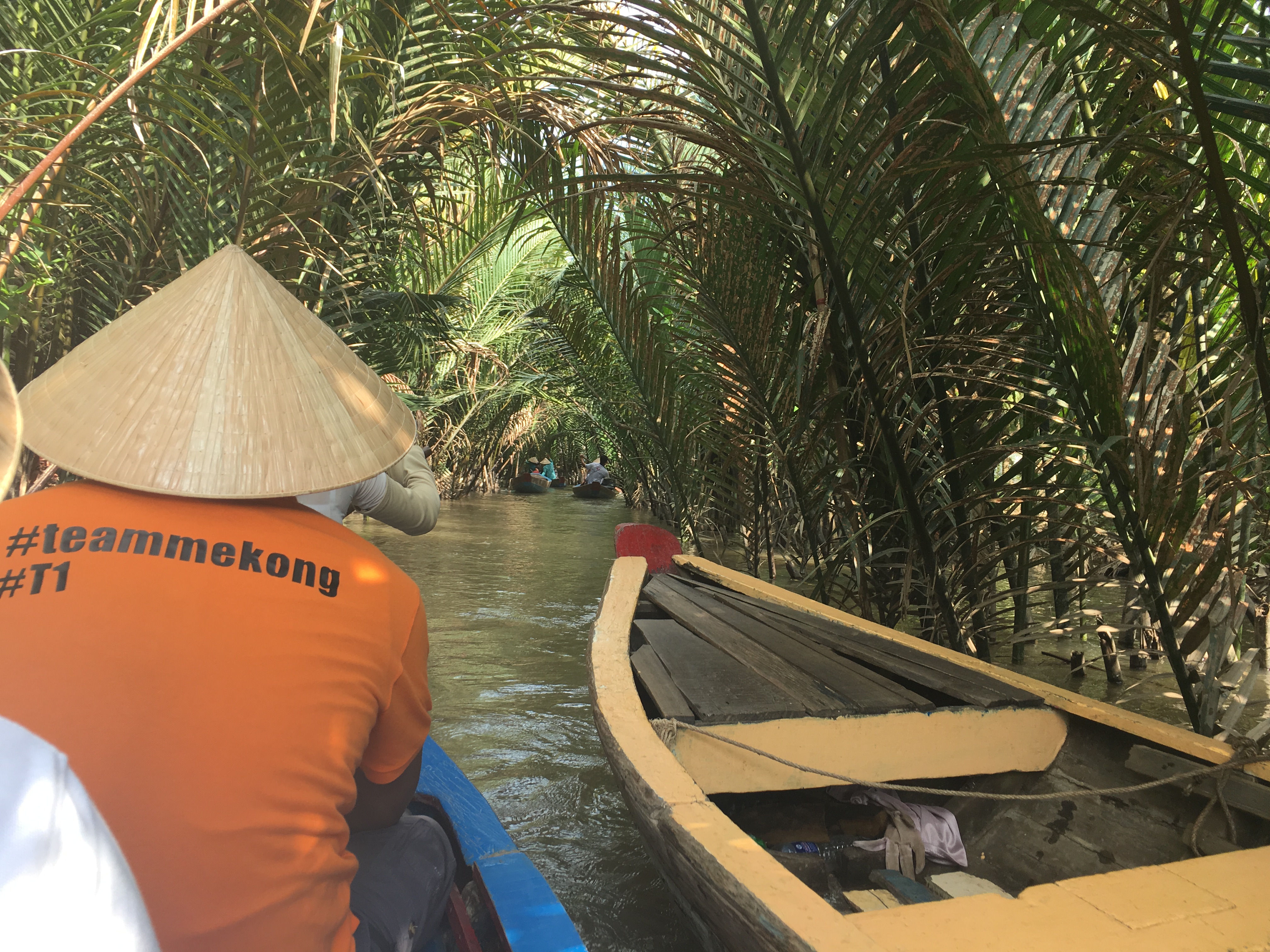 Boat ride in the Mekong Delta.