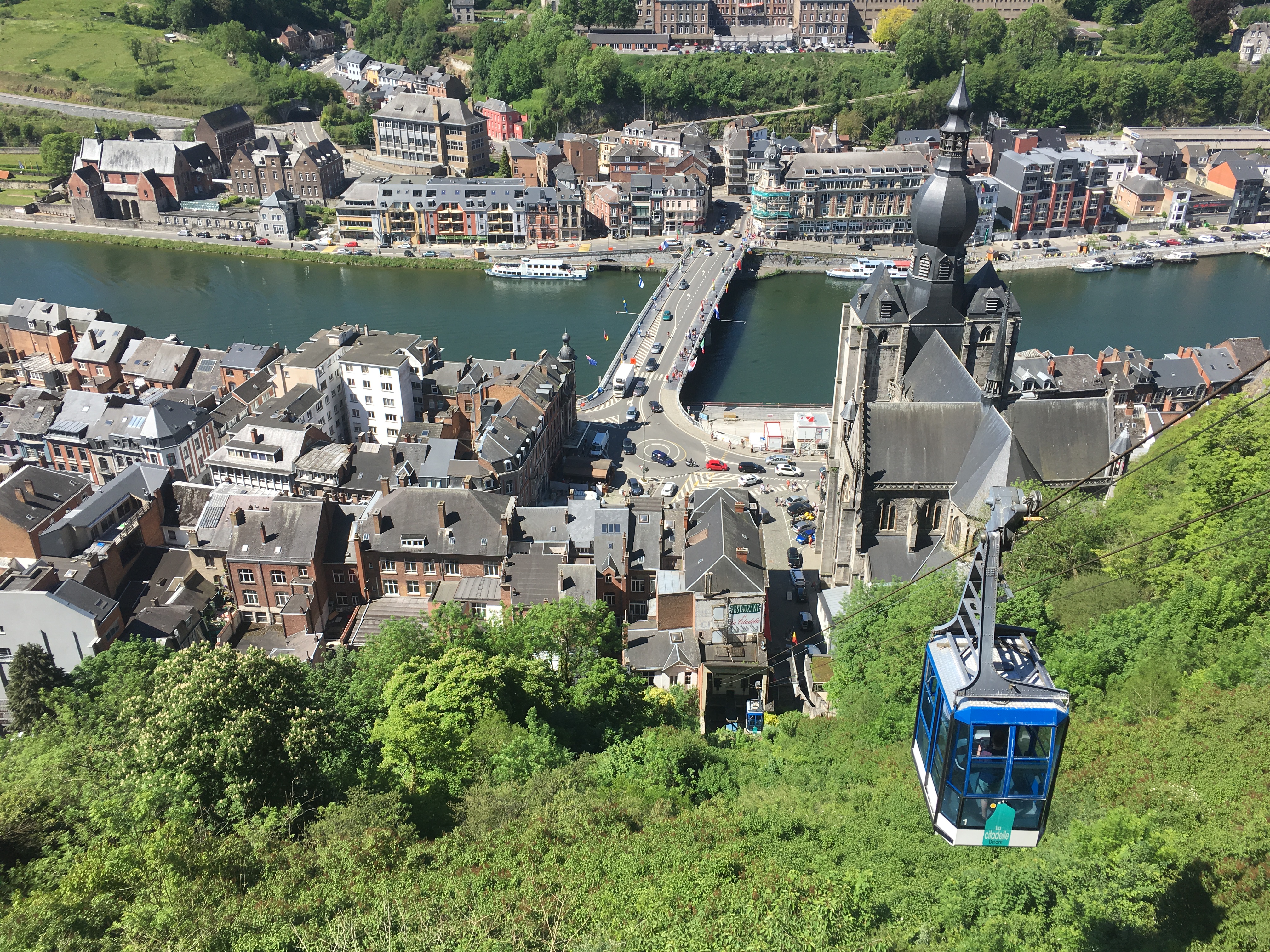 Views over Dinant from the Citadel.