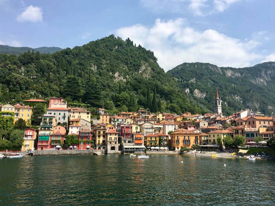 Picturesque views of Lake Como, Italy.