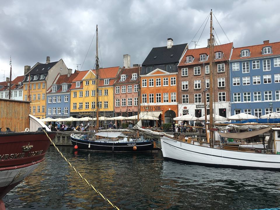 View of Nyhavn harbor.