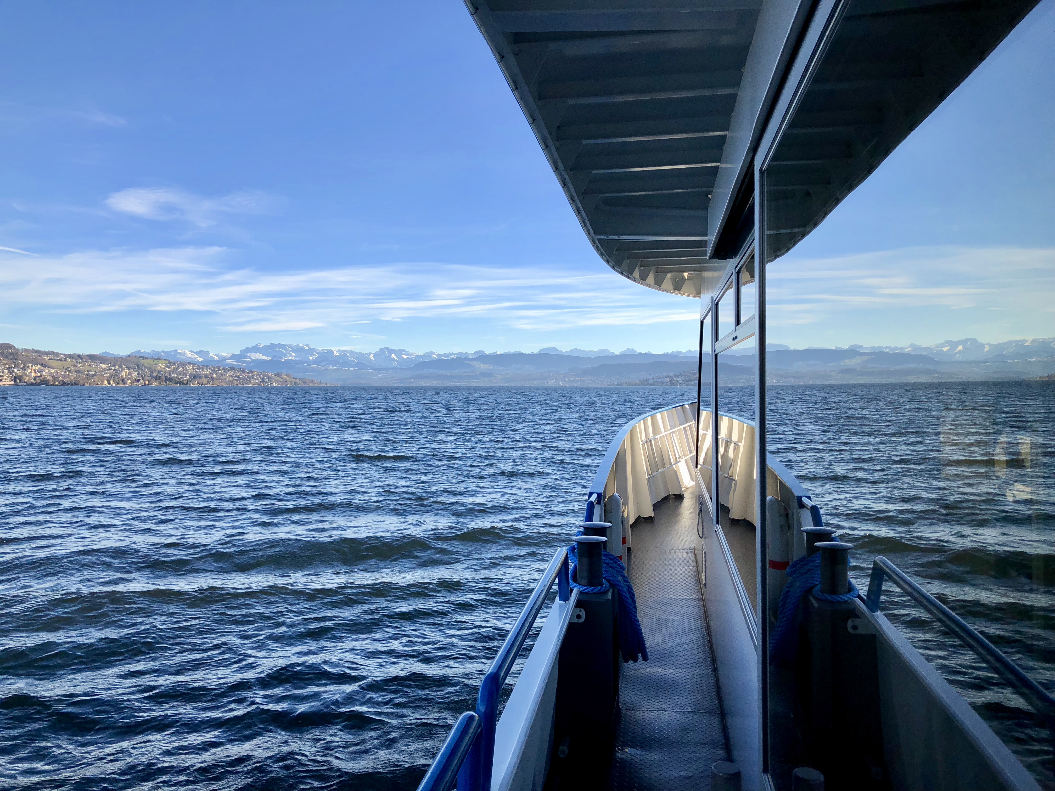Views from a boat cruise in Zurich, Switzerland.