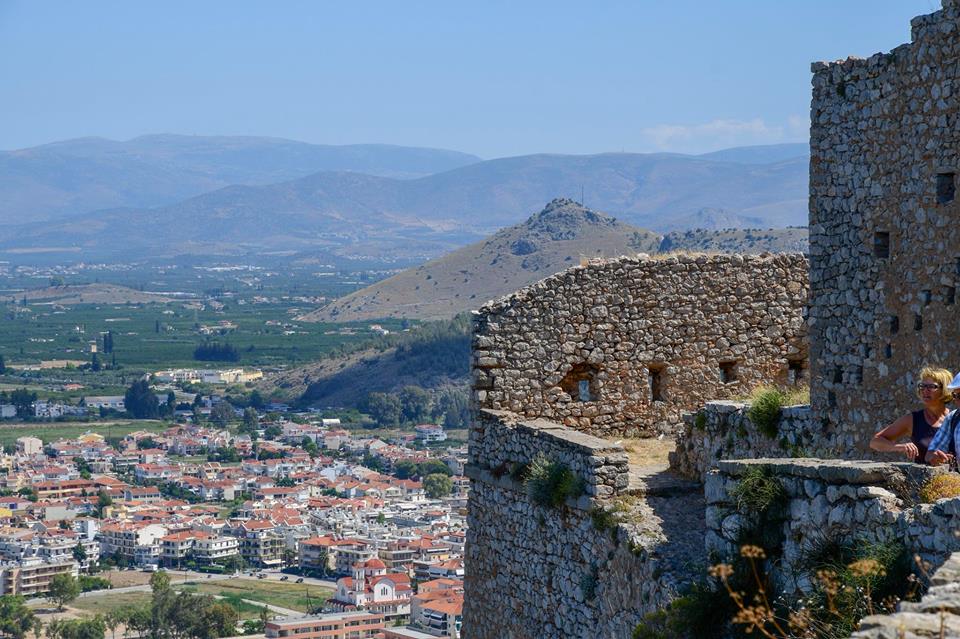 Views of Nafplio, Greece, from the Palamidi Fortress.