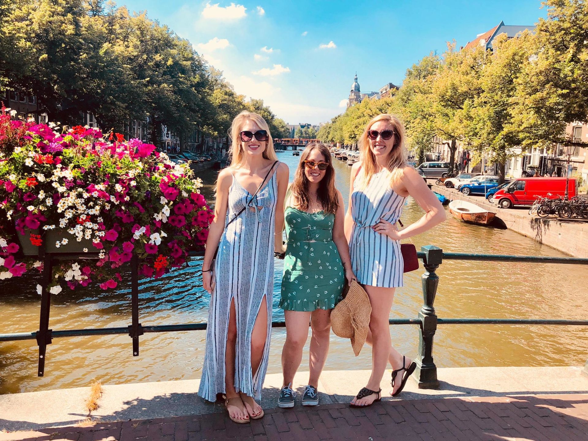 Girlfriends in Amsterdam.